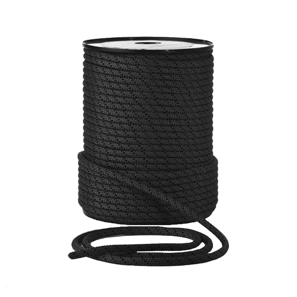 Cuerda estática de 11 mm. negro